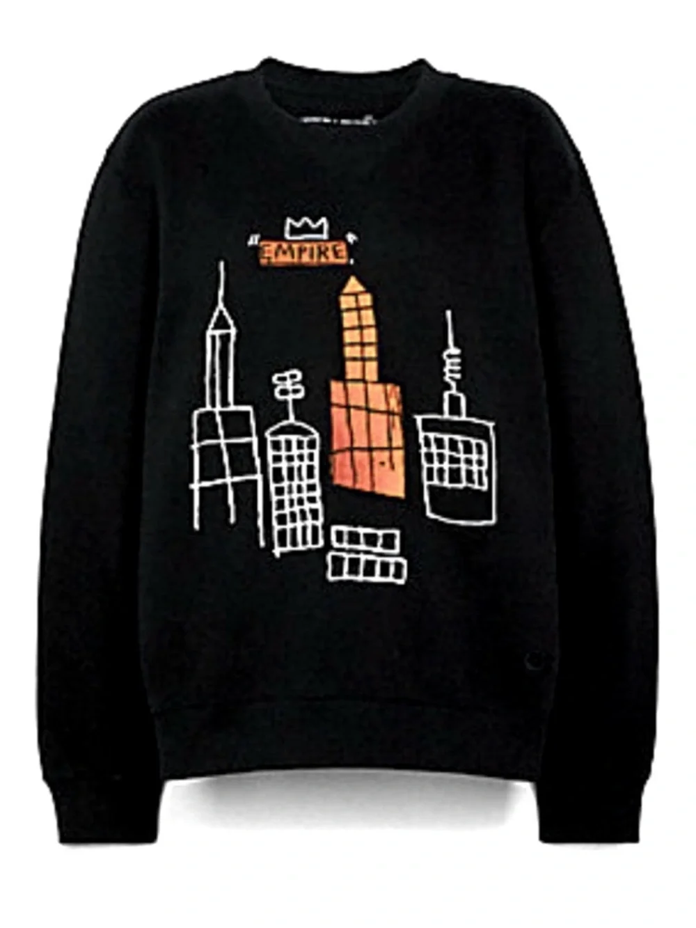 Coach x Jean-Michel Basquiat Empire NYC sweatshirt Size XL Black Pullover unisex